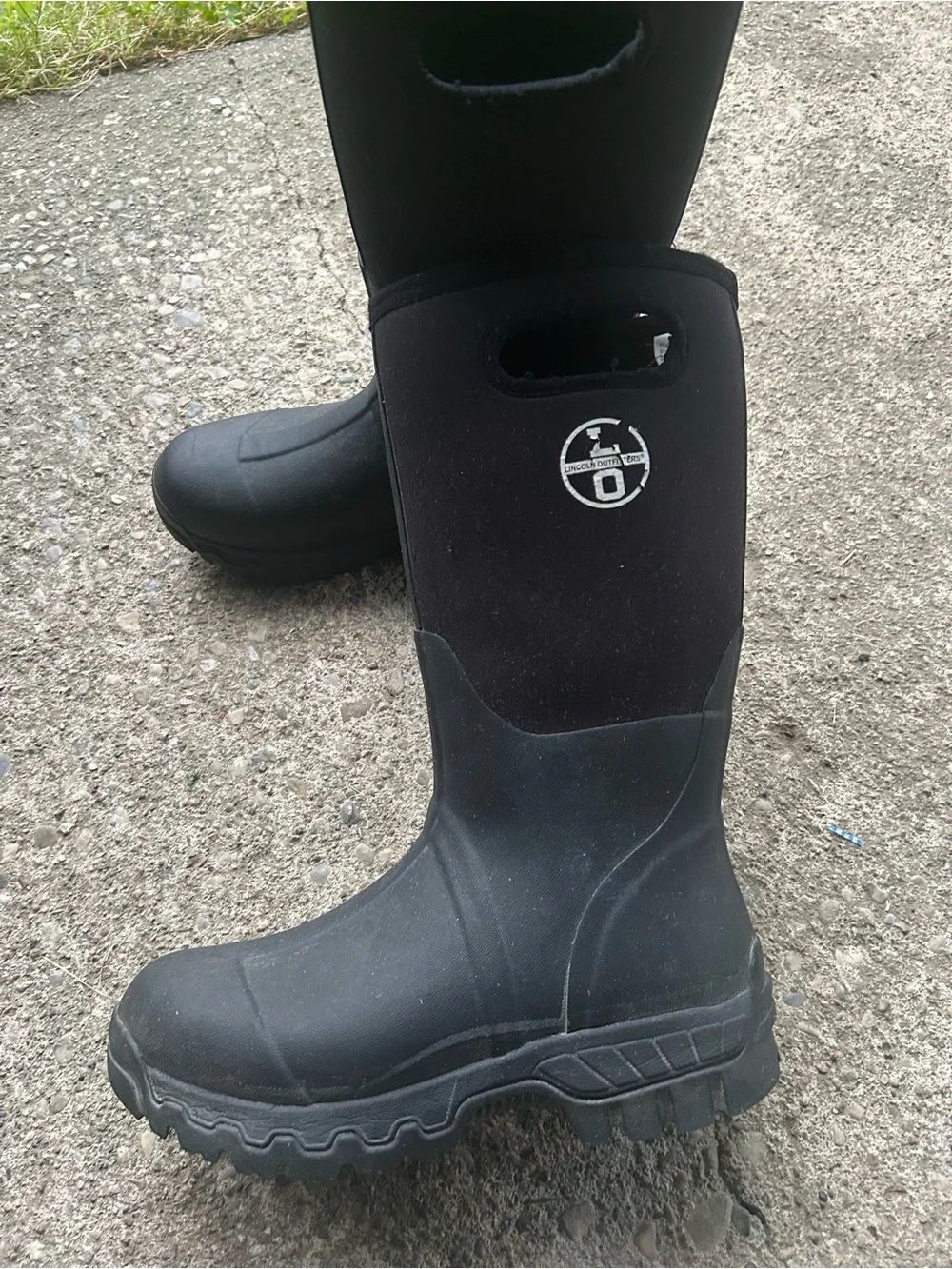 Lincoln Outfitters Men's Black Tall Waterproof Outdoor Boots 9